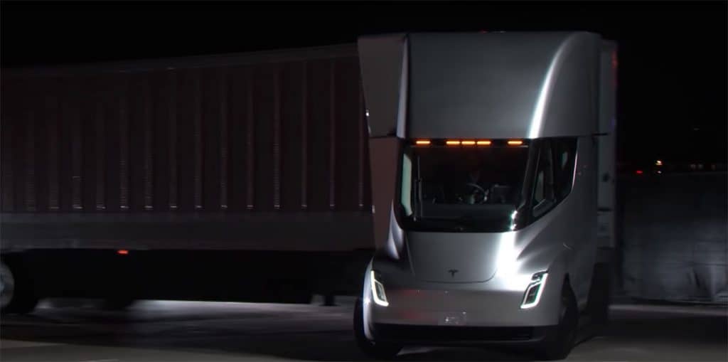 Tesla self driving truck