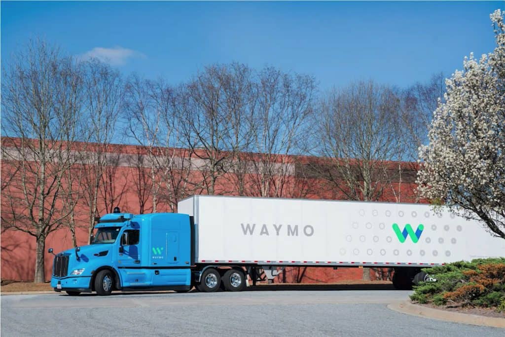 Waymo self driving Truck